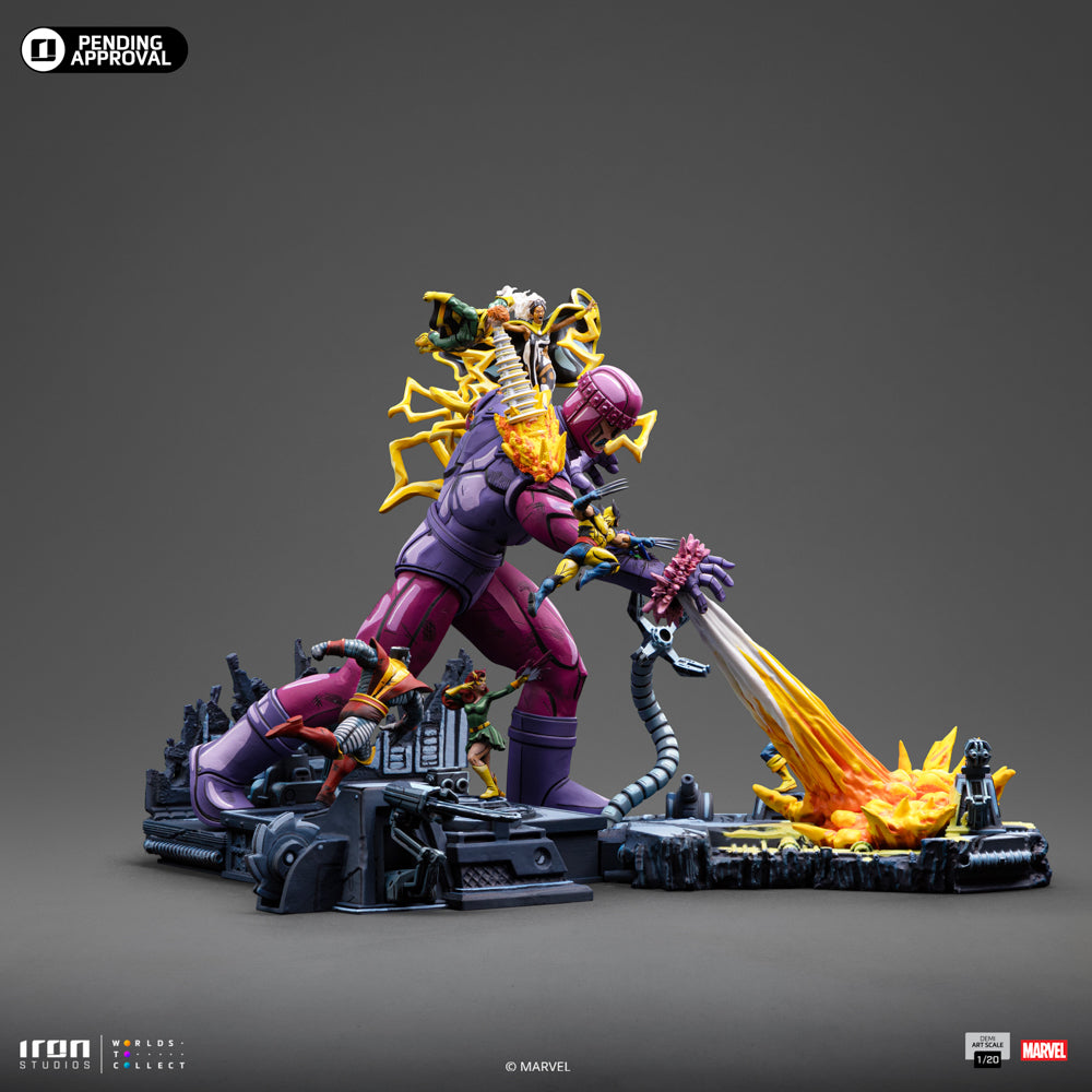 X-Men Danger Room Diorama A (Comics Color Variant) Statue - Demi Art Scale 1/20 - Iron Studios