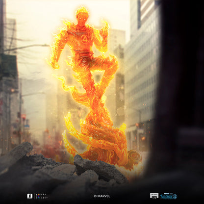 Human Torch Statue - The Fantastic Four: First Steps - Art Scale 1/10 - Iron Studios