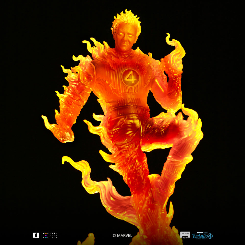 Human Torch Statue - The Fantastic Four: First Steps - Art Scale 1/10 - Iron Studios