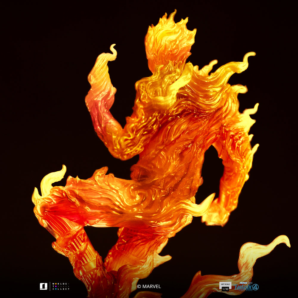 Human Torch Statue - The Fantastic Four: First Steps - Art Scale 1/10 - Iron Studios