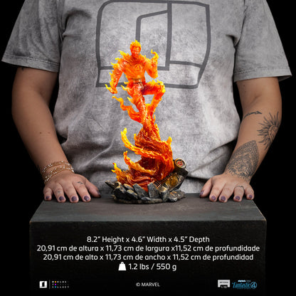 Human Torch Statue - The Fantastic Four: First Steps - Art Scale 1/10 - Iron Studios