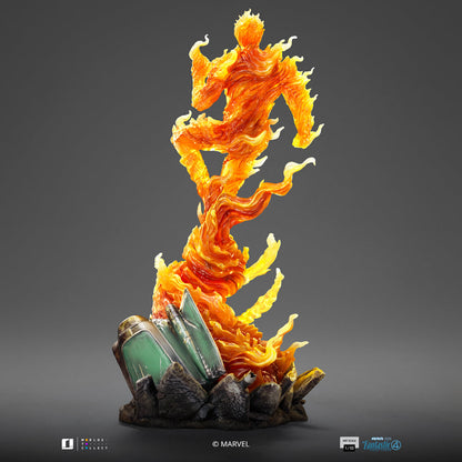 Human Torch Statue - The Fantastic Four: First Steps - Art Scale 1/10 - Iron Studios