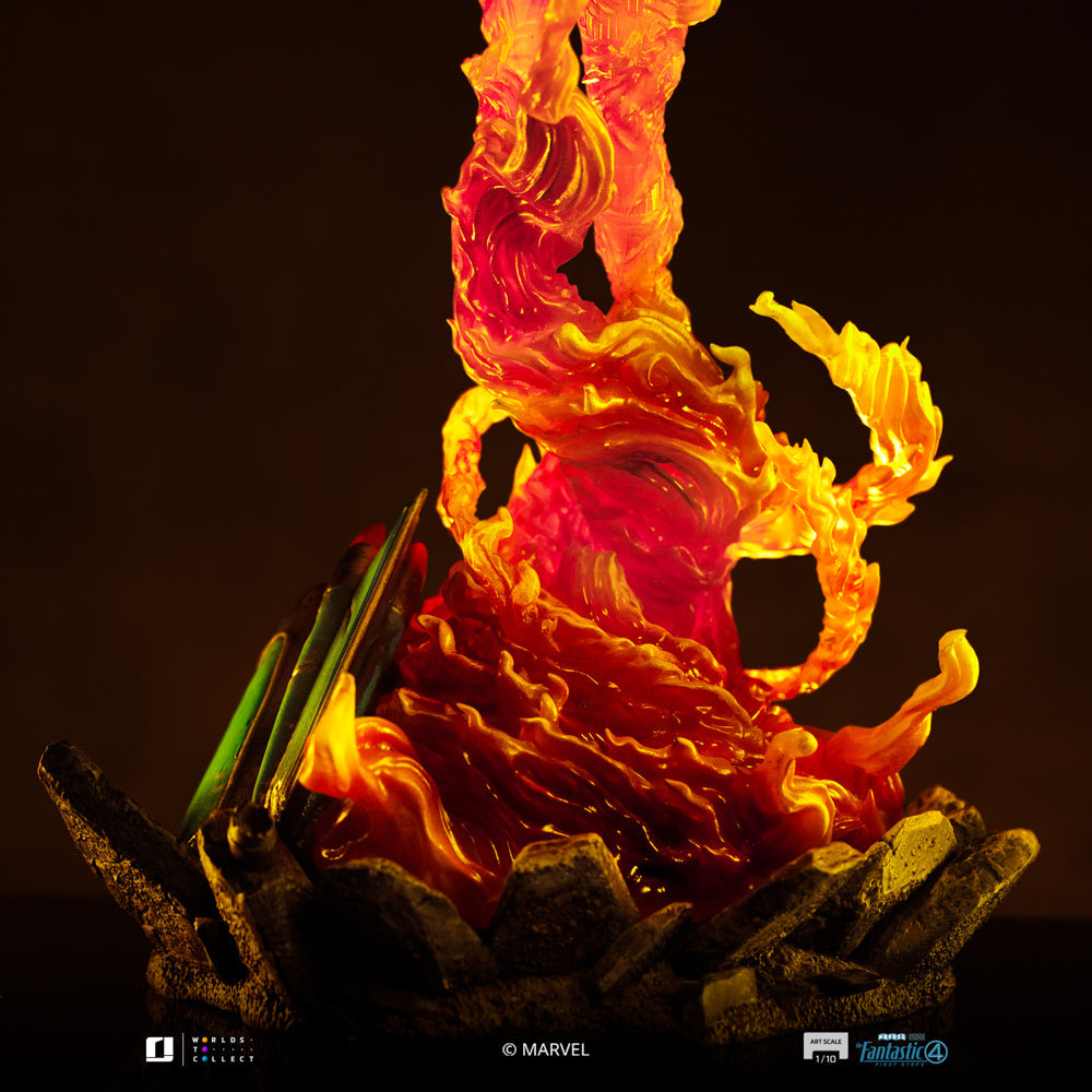 Human Torch Statue - The Fantastic Four: First Steps - Art Scale 1/10 - Iron Studios