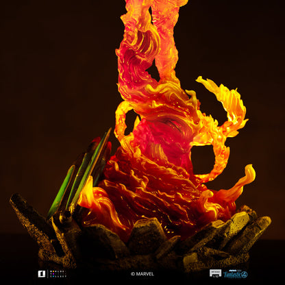 Human Torch Statue - The Fantastic Four: First Steps - Art Scale 1/10 - Iron Studios