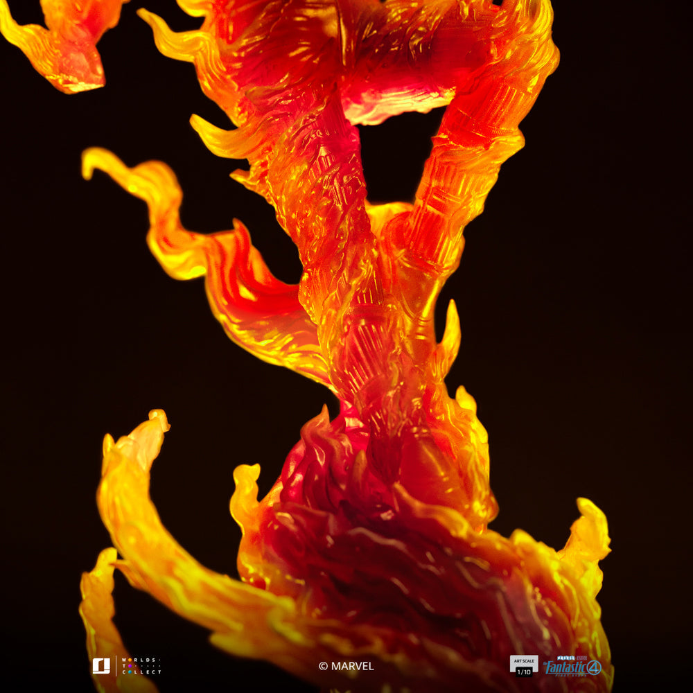 Human Torch Statue - The Fantastic Four: First Steps - Art Scale 1/10 - Iron Studios