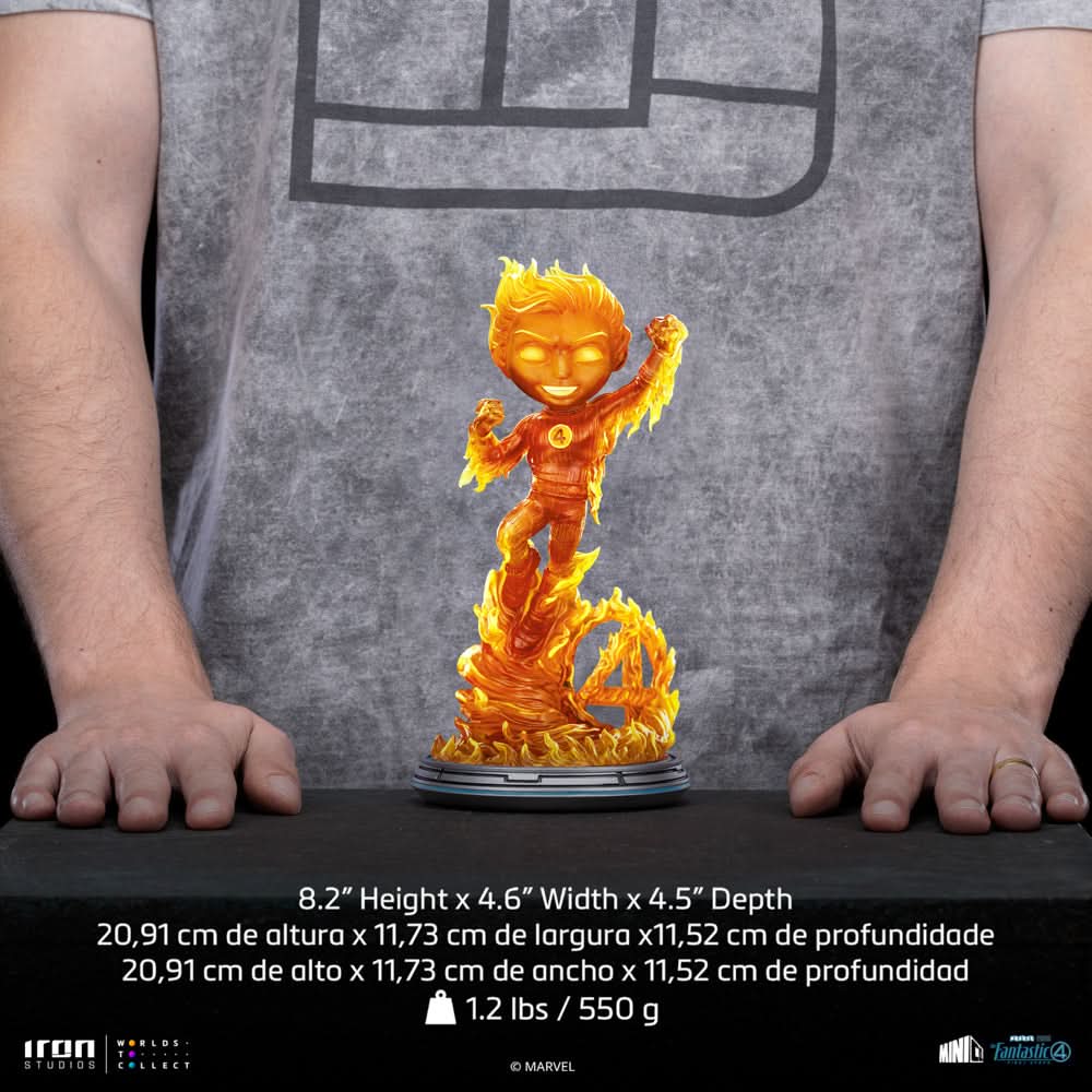 Human Torch Statue - The Fantastic Four: First Steps - Minico - Iron Studios