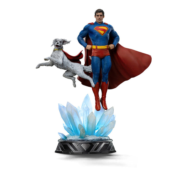 Superman and Krypto Statue - Superman: Legacy - Art Scale 1/10 - DC Comics