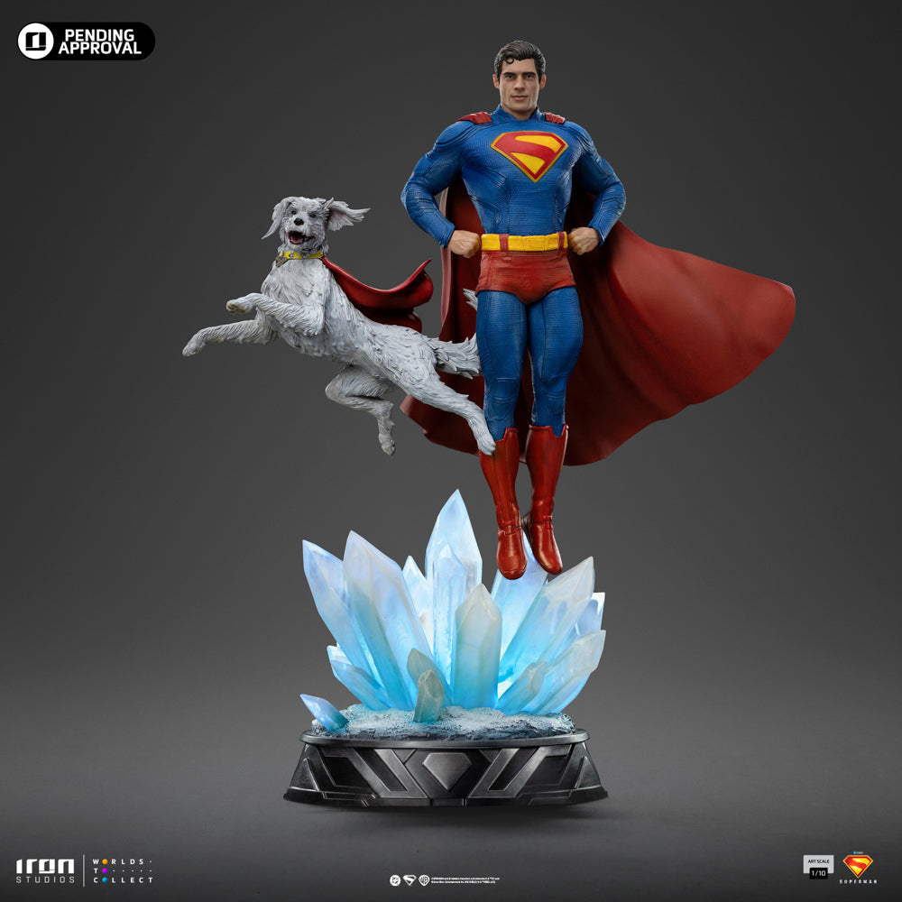 Superman and Krypto Statue - Superman: Legacy - Art Scale 1/10 - Iron Studios
