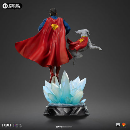 Superman and Krypto Statue - Superman: Legacy - Art Scale 1/10 - Iron Studios