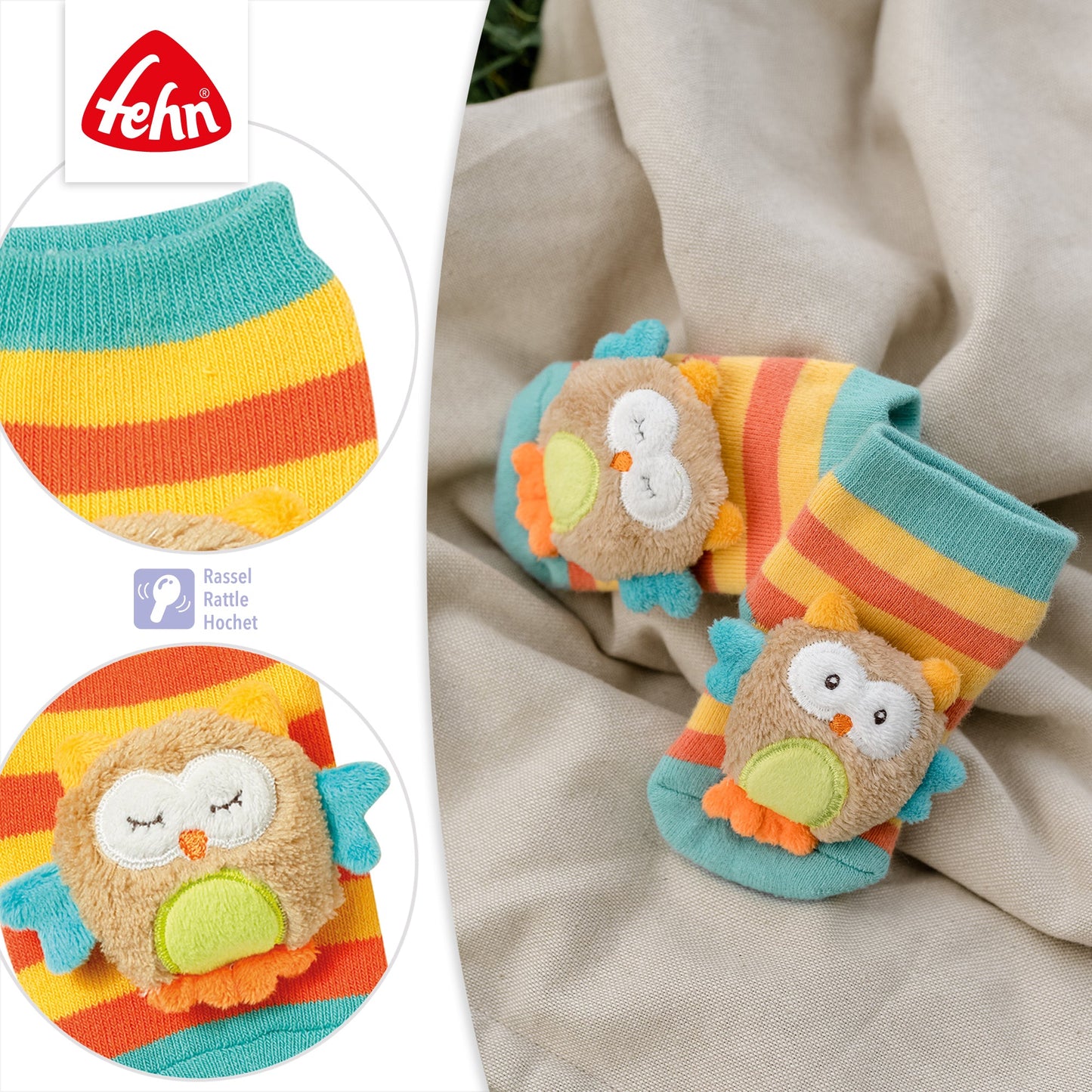 Rasselsocken Eule