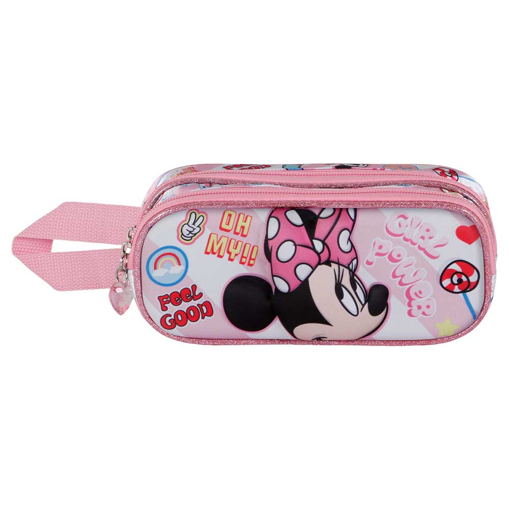 Trousse 3D Double Disney Minnie Mouse « Power »