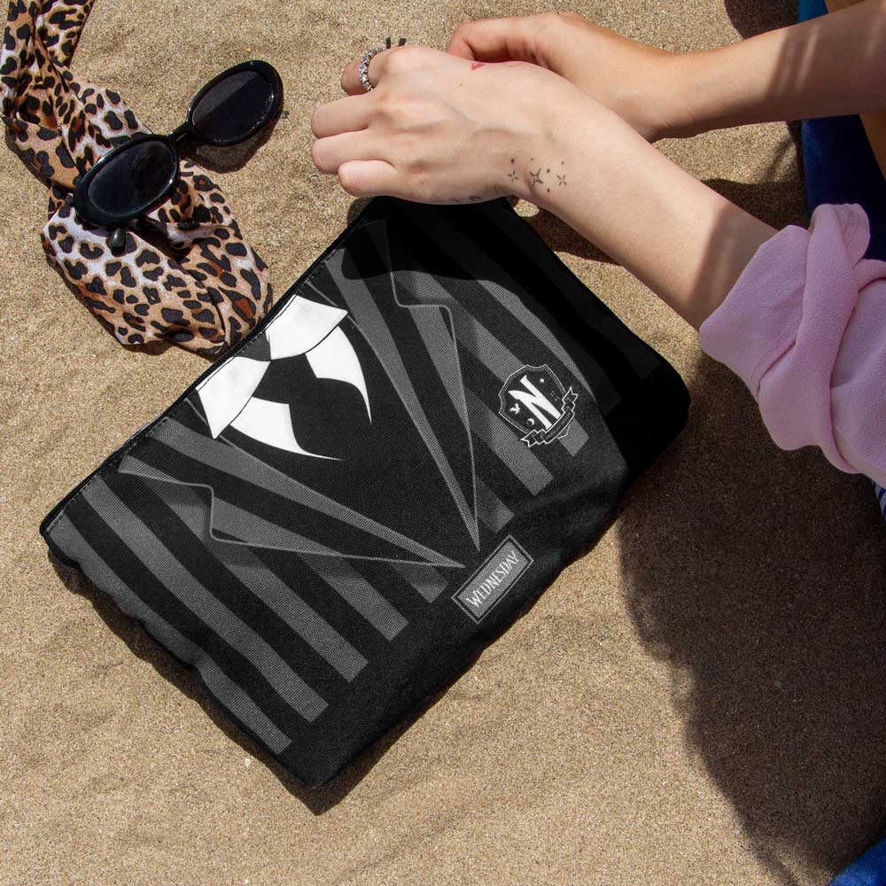 Trousse de Toilette Soleil Wednesday « Uniform » – Noir