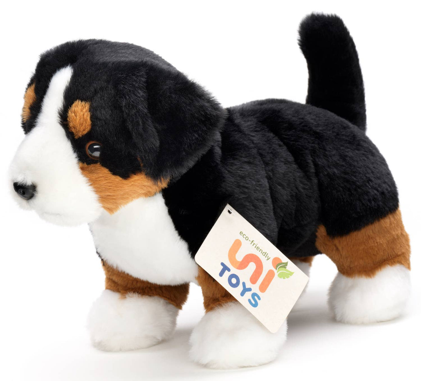 Standing Bernese Mountain Dog Puppy Plush