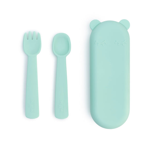 Minty Green baby cutlery set