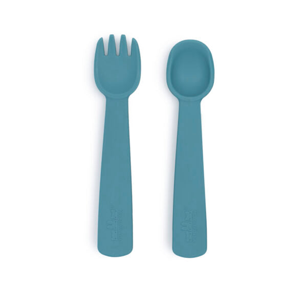 Set di posate per bambini blu anatra