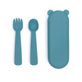 Set di posate per bambini blu anatra