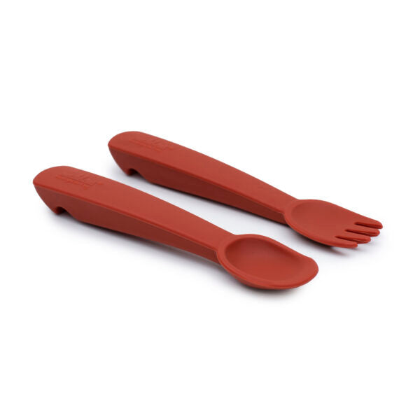 Rust baby cutlery set