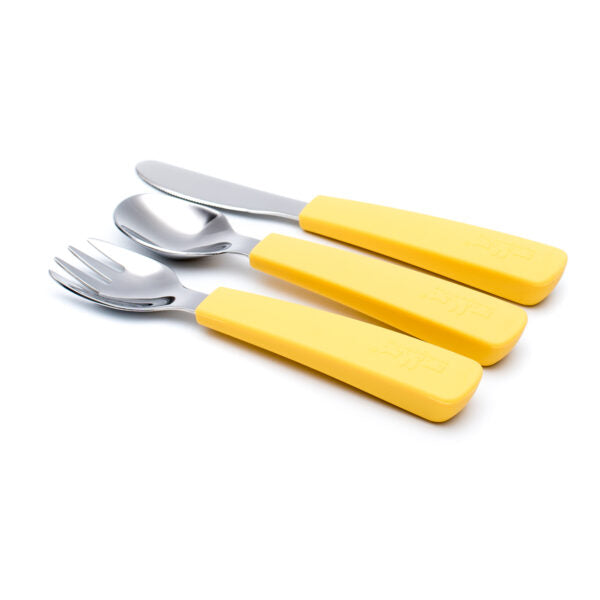 Set de Couverts Enfant Jaune