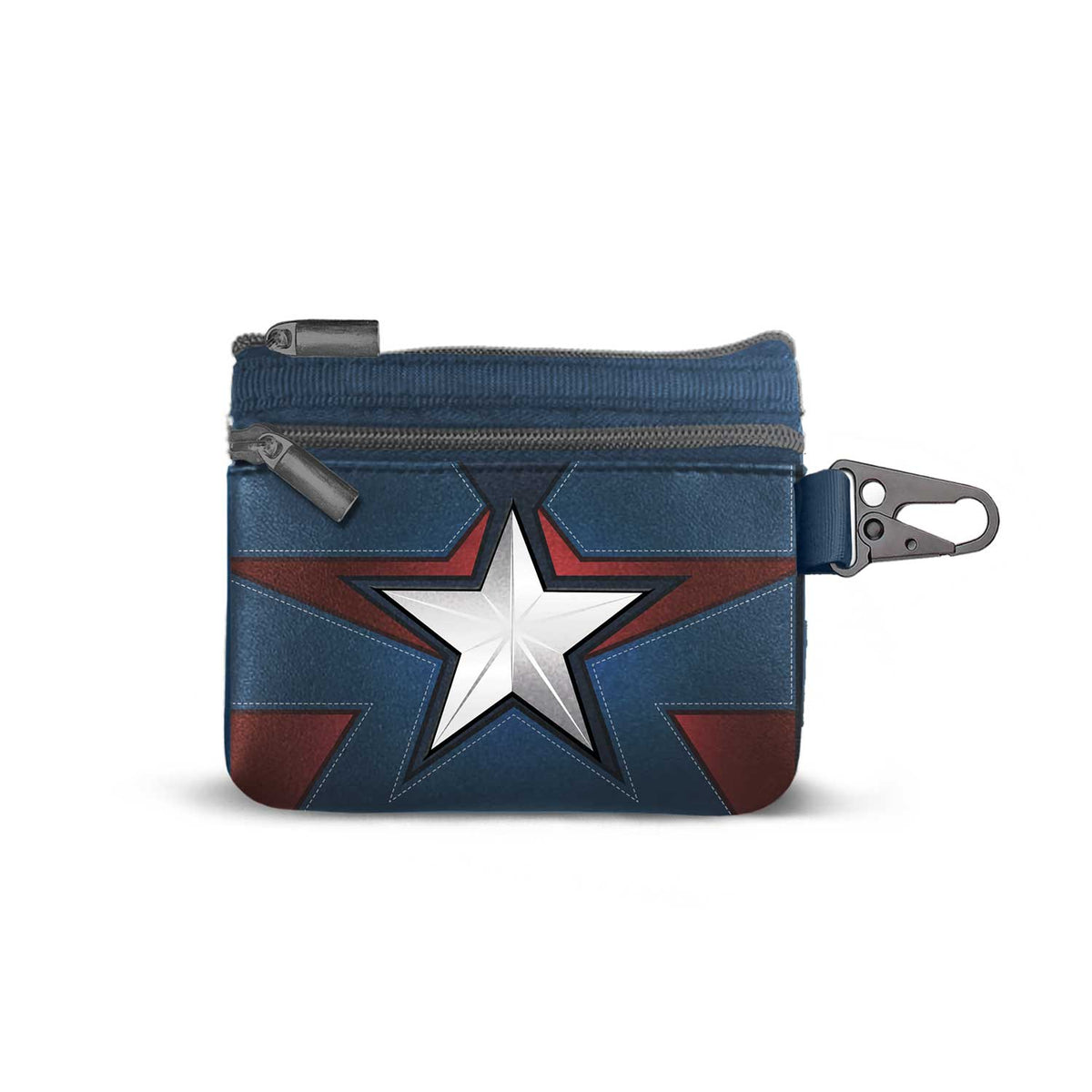 Porte-Monnaie Slim PU Marvel Captain America « Star »
