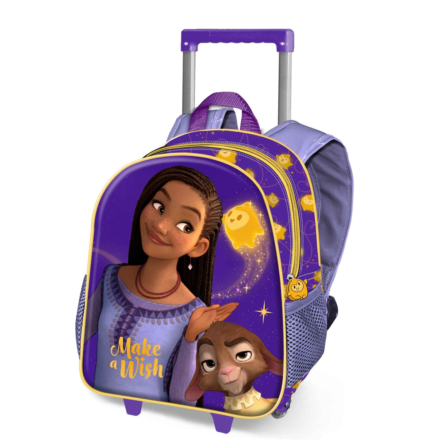 Sac à Dos 3D à Roulettes Petit Disney Wish « Asha et la Bonne Étoile Star »