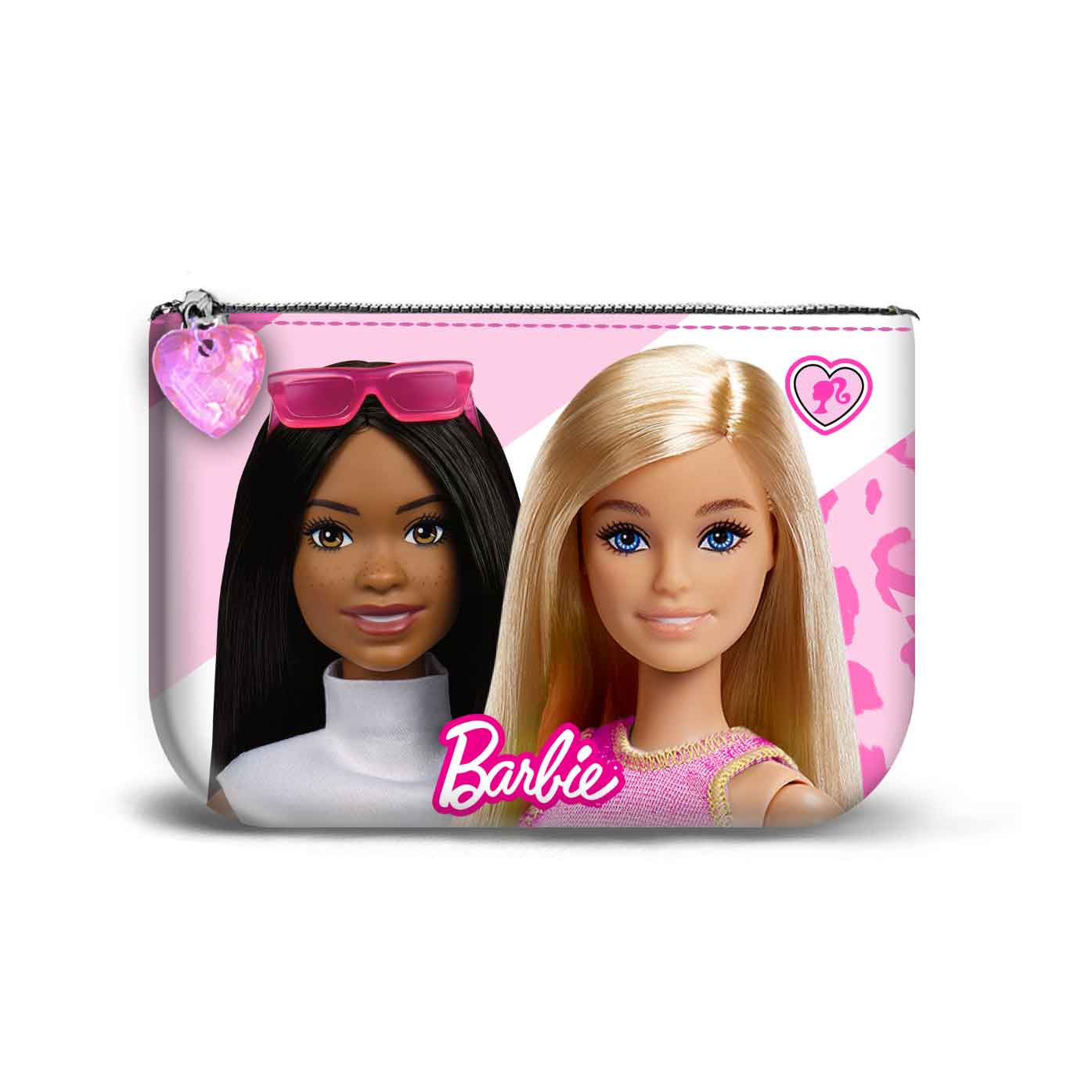 Porte-Monnaie Carré Barbie « Fashionista-Petit » – Rose
