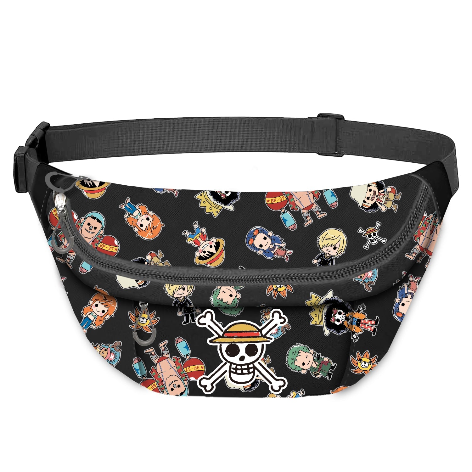 Sac Banane Smart One Piece « Skull » – Brun