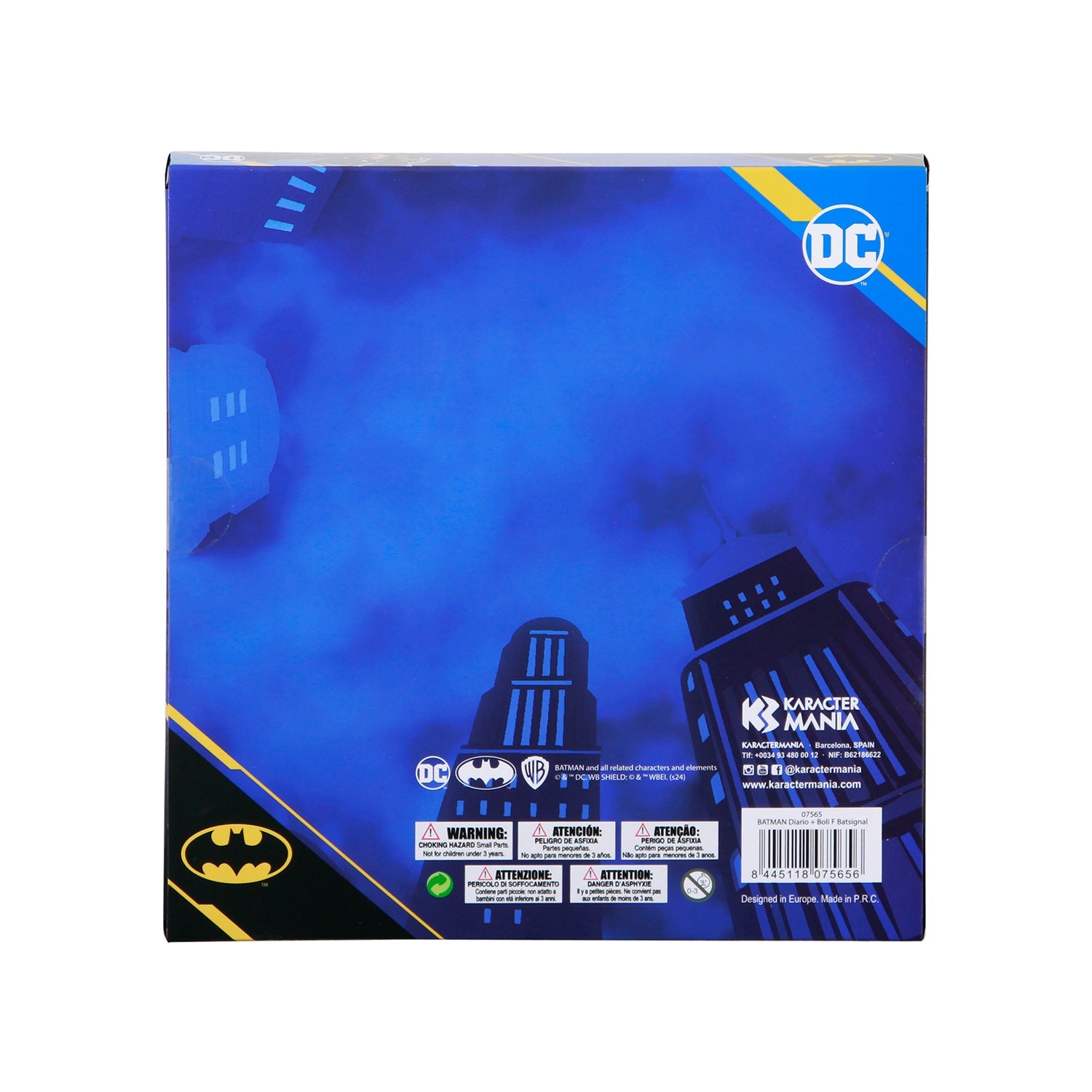 Coffret Journal + Stylo Fashion DC Comics Batman « Batsignal » – Noir