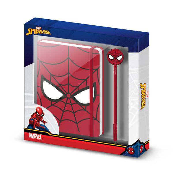 Coffret Journal + Stylo Marvel Spider-Man « Chibi »
