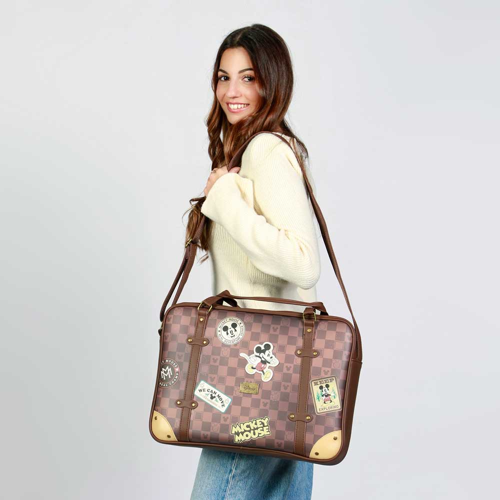 Sacoche pour Ordinateur Portable Disney Mickey Mouse