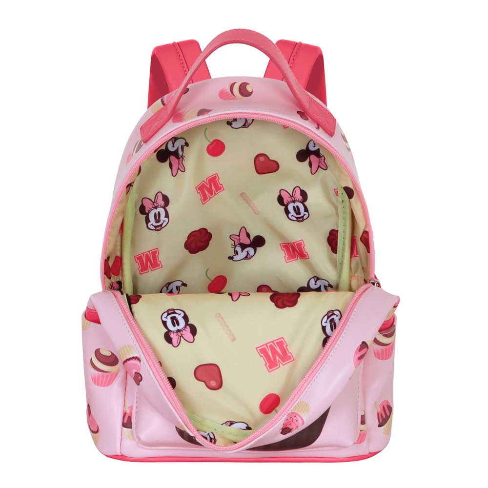 Sac à Dos Heady Petit Disney Minnie Mouse « Muffin » – Rose
