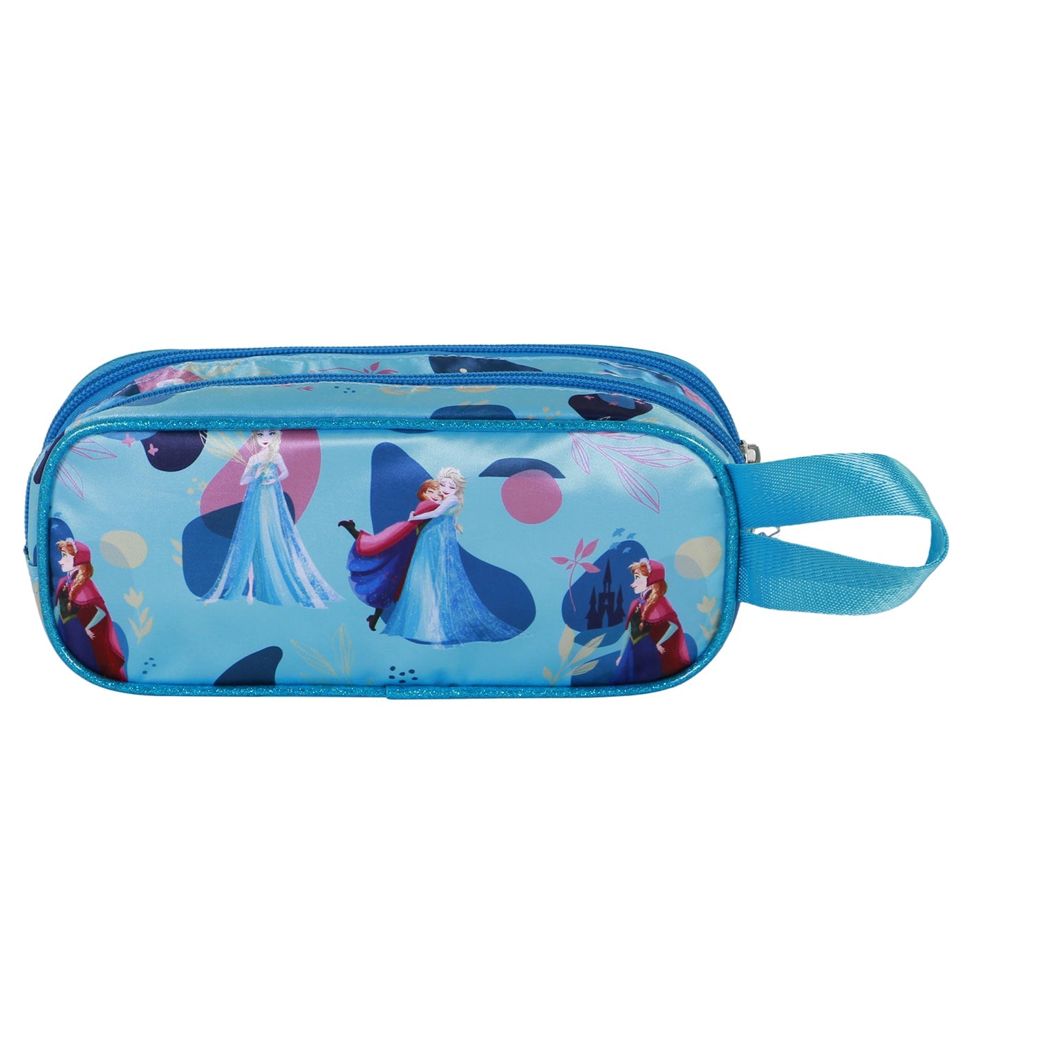 Trousse 3D Double Disney La Reine des Neiges 2 « Lovely » – Turquoise