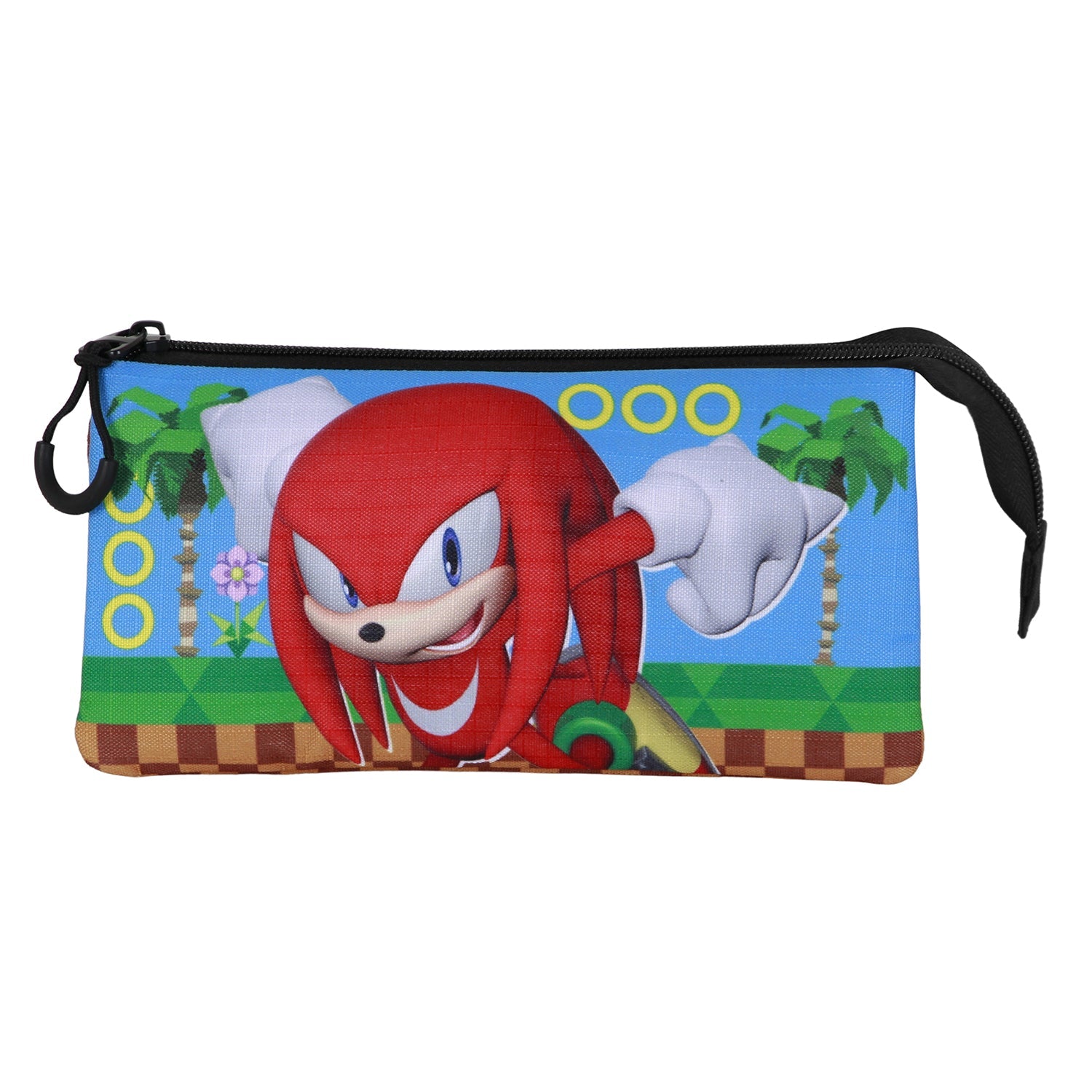 Trousse Triple Sonic the Hedgehog « Knuckles Run » – Multicolore