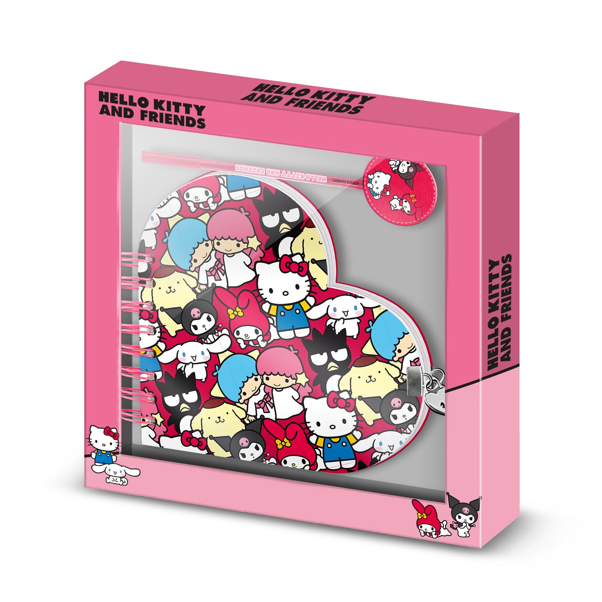 Coffret Journal + Stylo Hello Kitty « Friends »