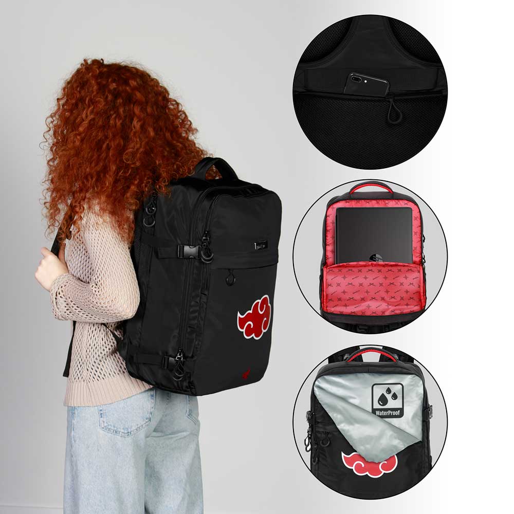 Sac à Dos de Voyage Mercury 47x23x33cm Naruto « Clouds-Grand »