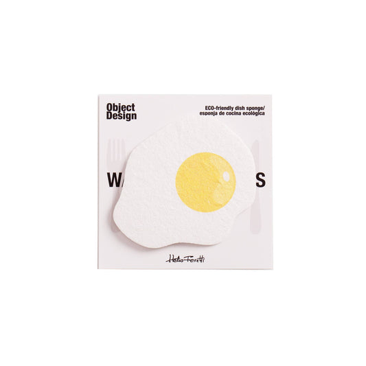 Lot de 2 Éponges de Cuisine Œuf au Plat Compressé Helio Ferretti Vue 1