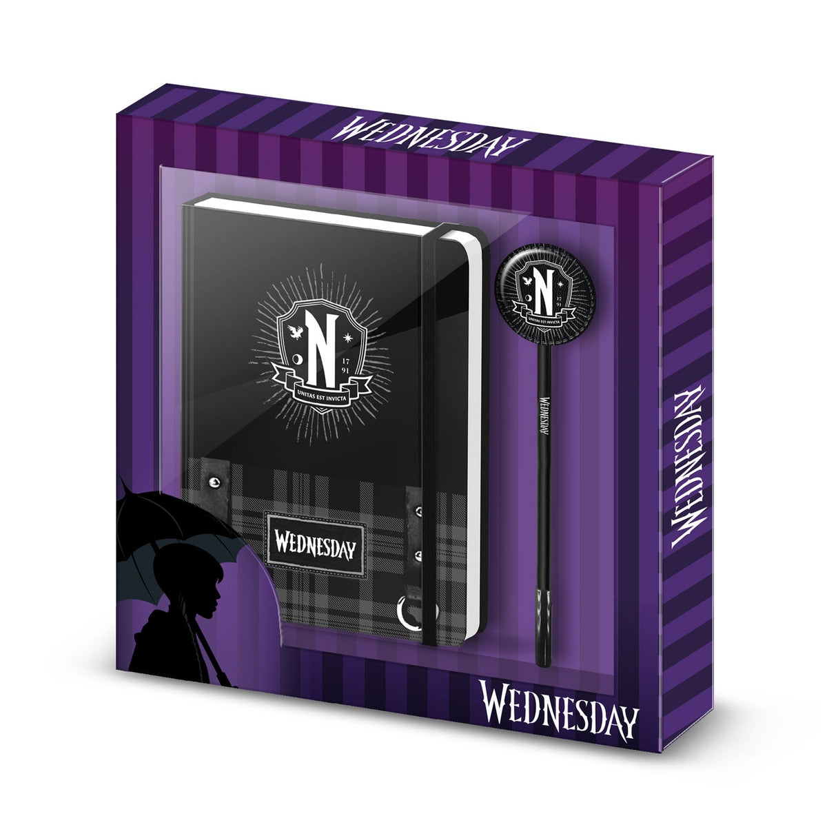 Coffret Journal + Stylo Wednesday « Chains »