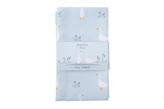 White Duck Tea Towel