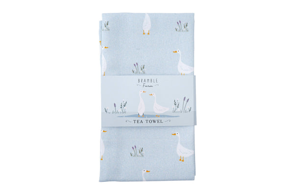 White Duck Tea Towel