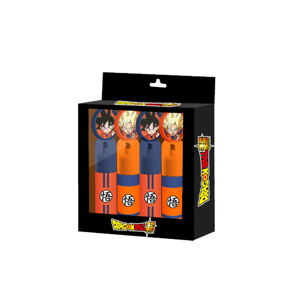 Pack mixte de 4 marqueurs fluorescents Dragon Ball – Multicolore