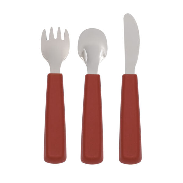 Rust children's cutlery set