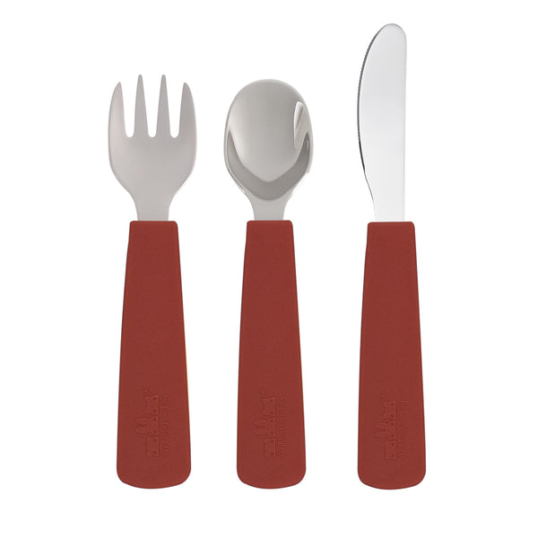 Rust children's cutlery set
