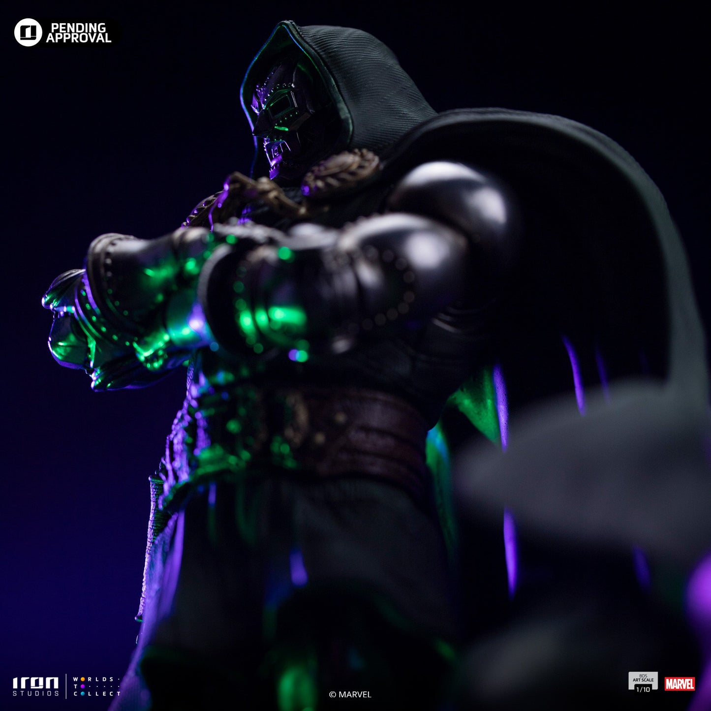 Doctor Doom Statue - Infinity Gauntlet Diorama - Art Scale 1/10 - Iron Studios