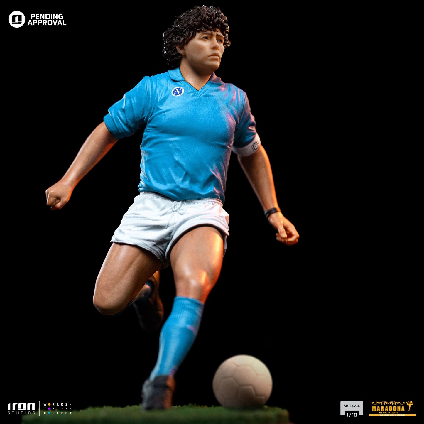 Diego Maradona Statue (Napoli Version) - Art Scale 1/10 - Iron Studios