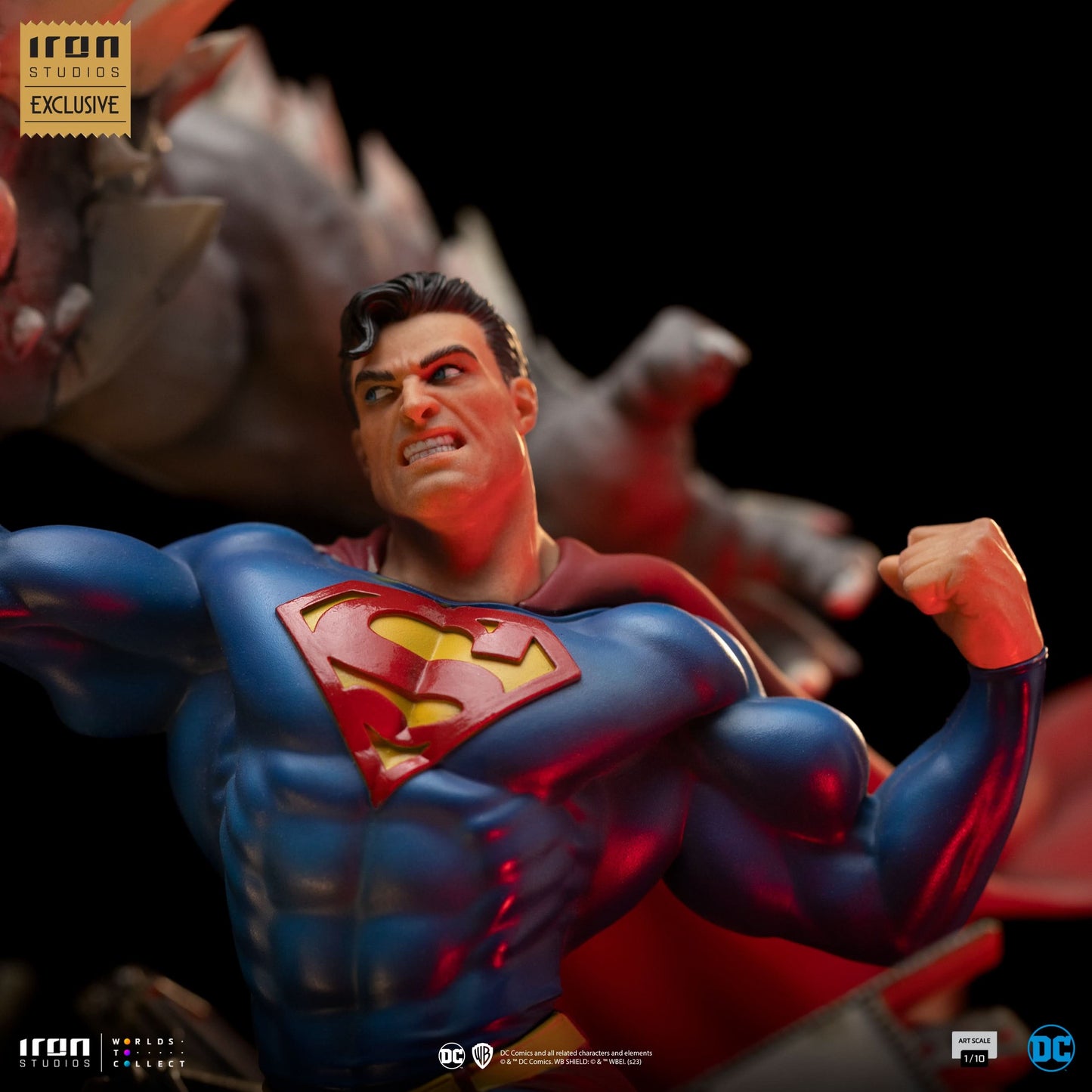 Superman vs. Doomsday Statue - DC Comics - Art Scale 1/10 - Iron Studios