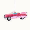 Décoration à suspendre Voiture Rose rétro
