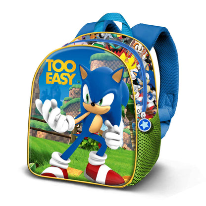 Sac à Dos 3D Elite Sonic the Hedgehog « Easy » – Bleu