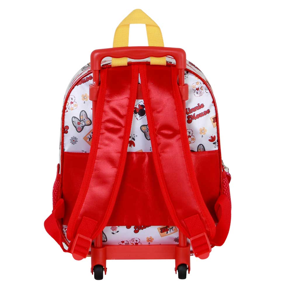 Sac à Dos 3D à Roulettes Petit Disney Minnie Mouse « Flowered »