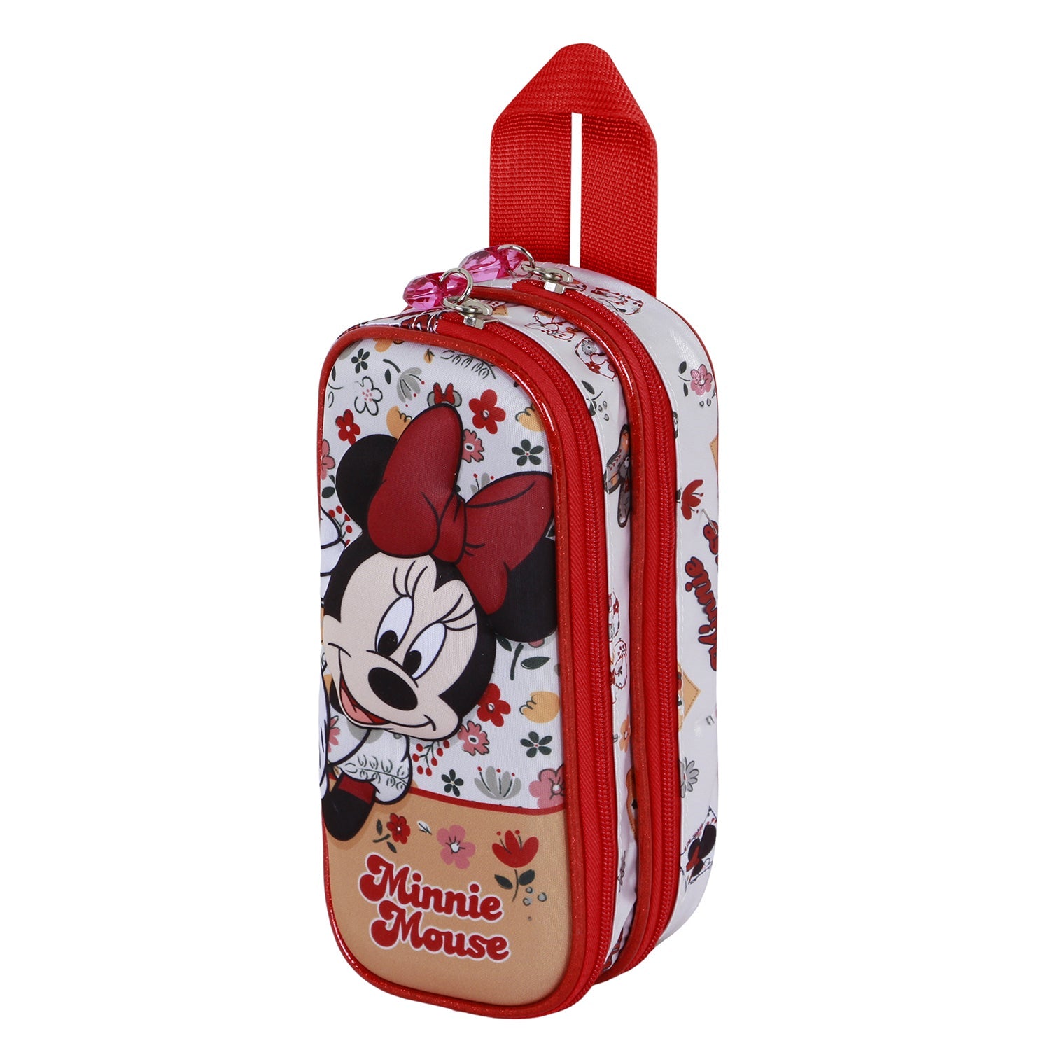 Trousse 3D Double Disney Minnie Mouse « Flowered »