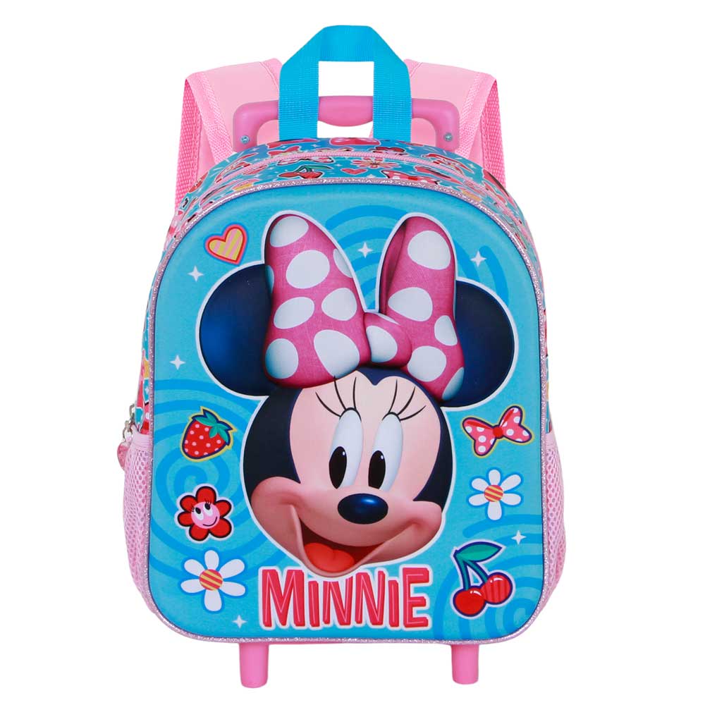 Sac à Dos 3D à Roulettes Petit Disney Minnie Mouse « Happiness »