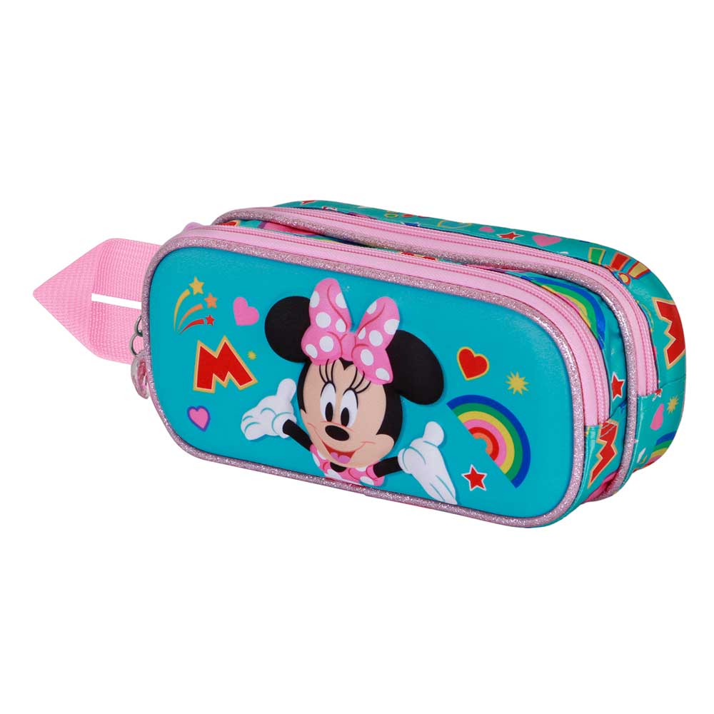 Trousse 3D Double Disney Minnie Mouse « Greet »